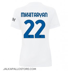Inter Milan Henrikh Mkhitaryan #22 Vieraspaita Naisten 2023-24 Lyhythihainen